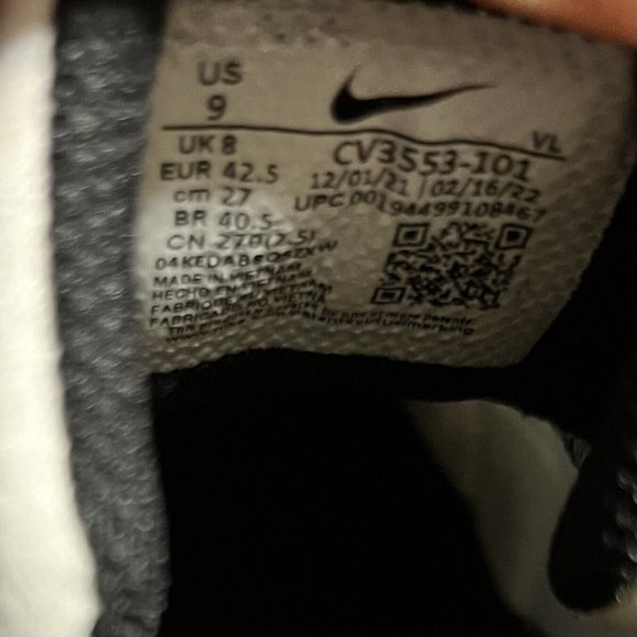 Nike Alpha Huarache Elite 3 Low PRM Baseball White Gold CV3553-101 Mens Size‎ 9 - Picture 8 of 8